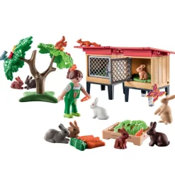 Enfant et lapins - Playmobil Country 71252