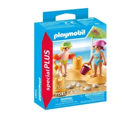 Enfants avec jouets de plage Playmobil Special Plus 71581