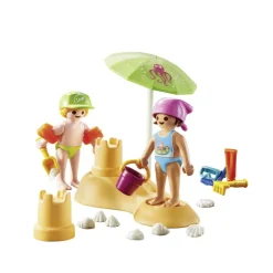 Enfants avec jouets de plage Playmobil Special Plus 71581