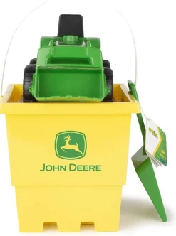 Ensemble Bac À Sable John Deere Avec Seau Et Camion-benne