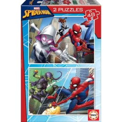 Ensemble De 2 Puzzles Spiderman - 48 Pièces