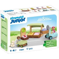 Etal de fruits et légumes Playmobil Junior 71691