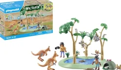 Explorateurs avec animaux australiens - Playmobil Wiltopia 71624