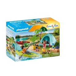 Famille et tente Playmobil 71425 Family Fun camping