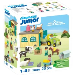 Ferme avec Tracteur Playmobil Junior 71656