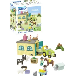 Ferme avec Tracteur Playmobil Junior 71656