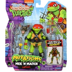 Figurine articulée 12 cm Tortues Ninja Mutations Mix & Match - Raphael