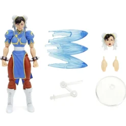 Figurine articulée Chun-Li avec accessoires - Street Fighters