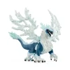 Figurine Dragon De Glace / Eldrador Avec Ailes Argentées