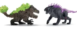 Figurine Eldrador - Lynx des ténèbres vs Broyeur de pIerre