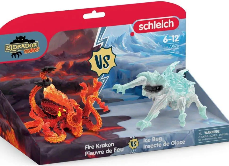 Figurine Eldrador - Pieuvre de lave vs insecte de glace