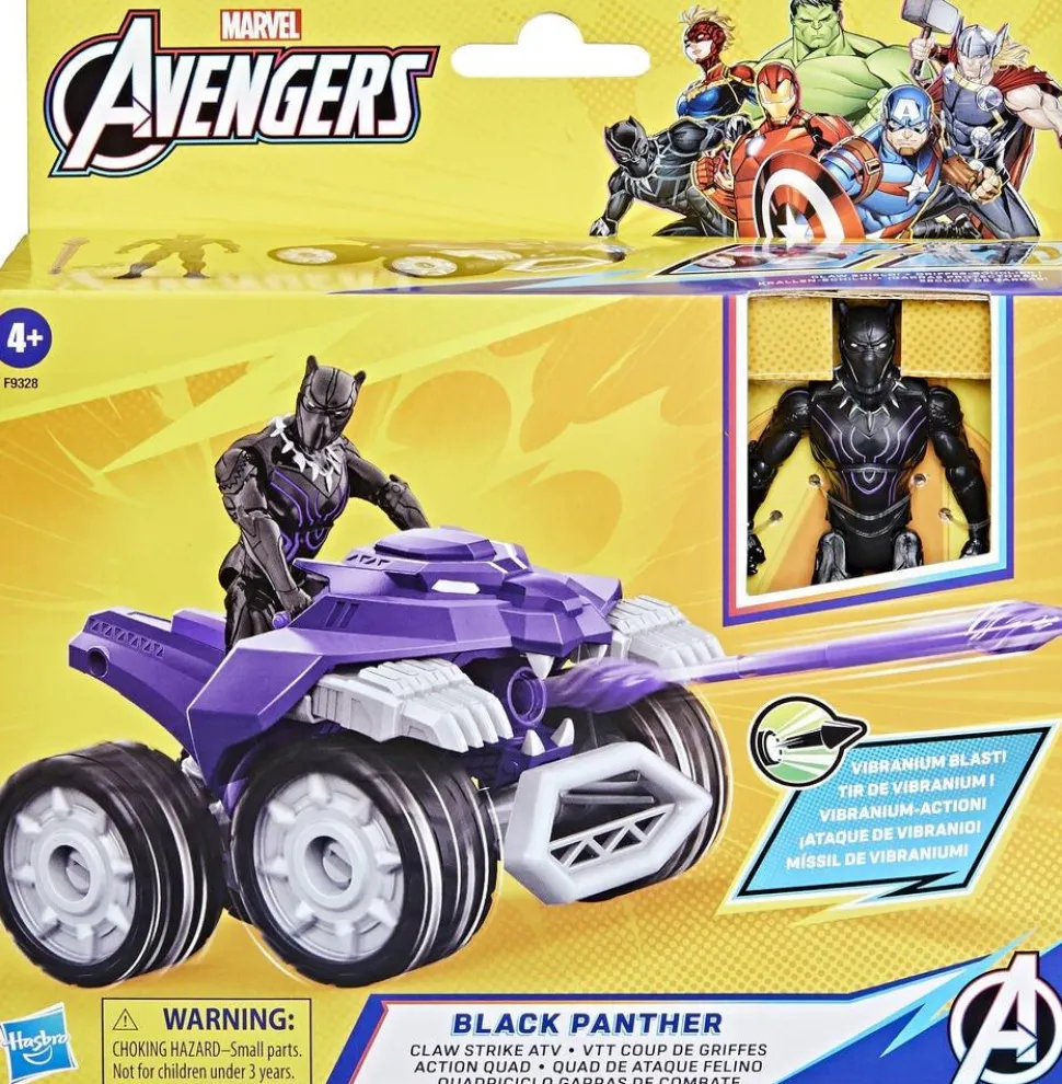 Figurine et véhicule Black Panther - Marvel Avengers