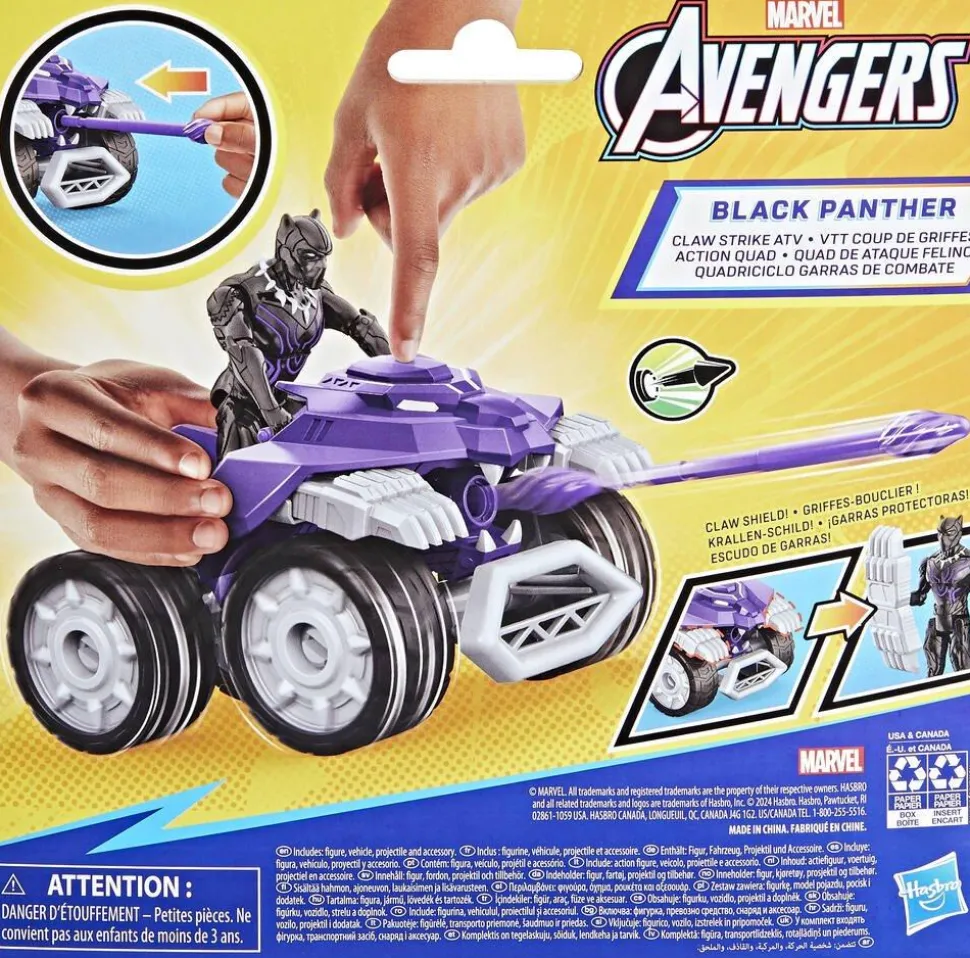 Figurine et véhicule Black Panther - Marvel Avengers
