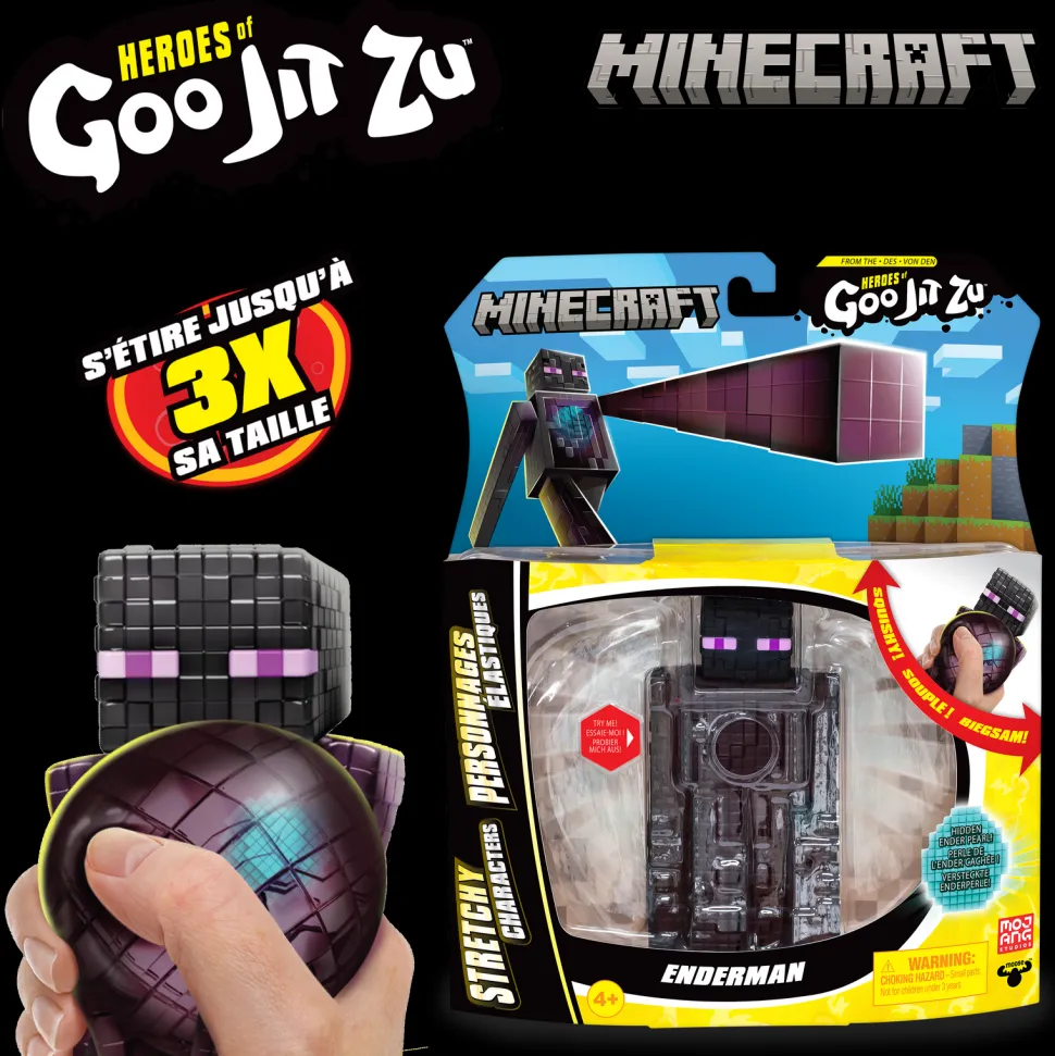 Figurine Goo Jit Zu Enderman - Minecraft