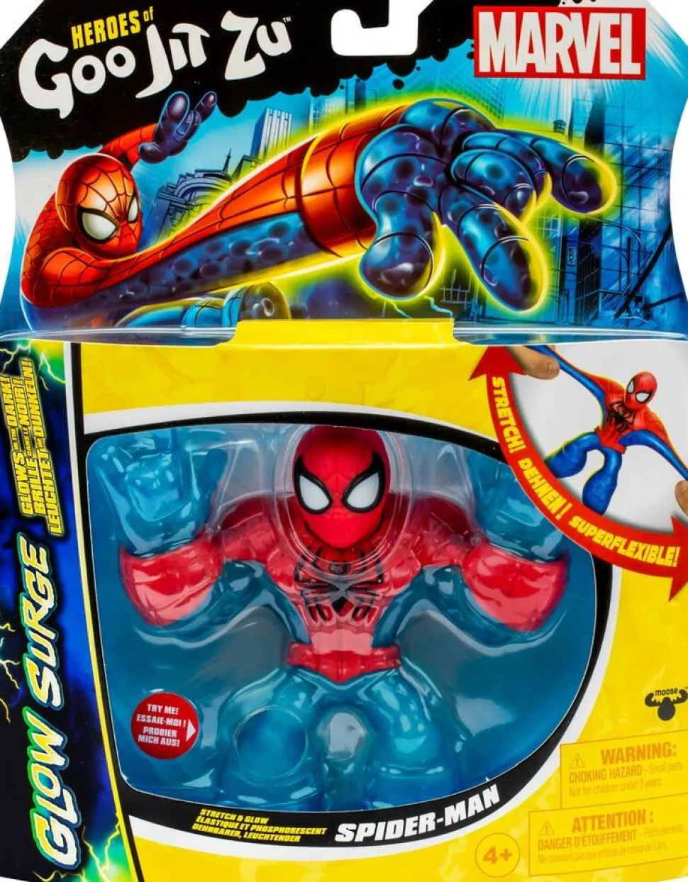 Figurine GOO JIT ZU Marvel Glow surge 11 cm