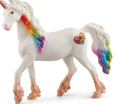 Figurine Licorne Arc En Ciel Femelle / Univers