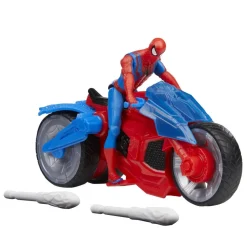 Figurine Spiderman Sur Moto 10 Cm - Hasbro