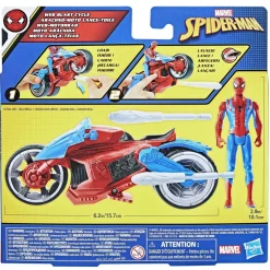 Figurine Spiderman Sur Moto 10 Cm - Hasbro