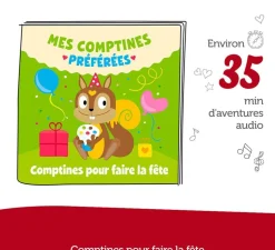 Figurine Tonie - Écureuil Mes comptines préférées pour faire la fête