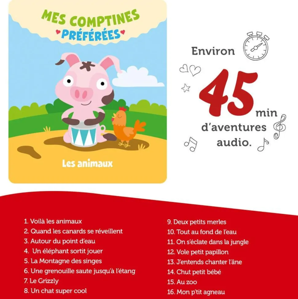 Figurine Tonie mes comptines préférées les animaux