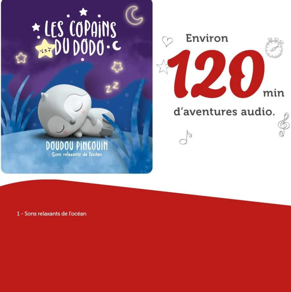 Figurine Tonie Pingouin - Les copains du dodo