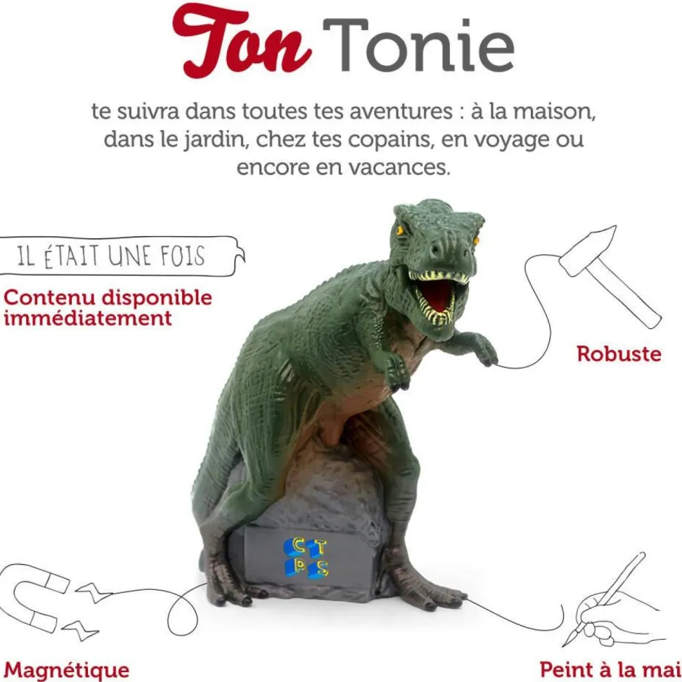Figurine Tonie Sur les traces des dinosaures - C'est toujours pas sorcier