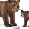Figurines Maman Grizzly Avec Ourson - Détails