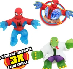 Figurines Spiderman Vs Le Lezard 11cm De Goo Jit Zu Marvel