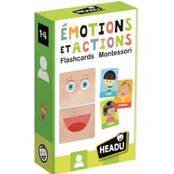 Flashcards Headu Emotions & Action Montessori
