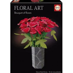 Floral art bouquet de roses