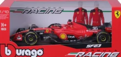 Formule 1 Ferrari 2023 Avec Casque À L'échelle 1/18