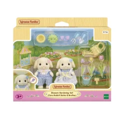 Frère Et Sœur Lapin Bélier - Sylvanian Families 5736 - Ensemble De Jardin