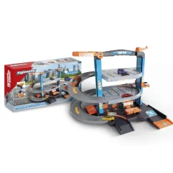 Garage city Flex et 5 véhicules Majorette