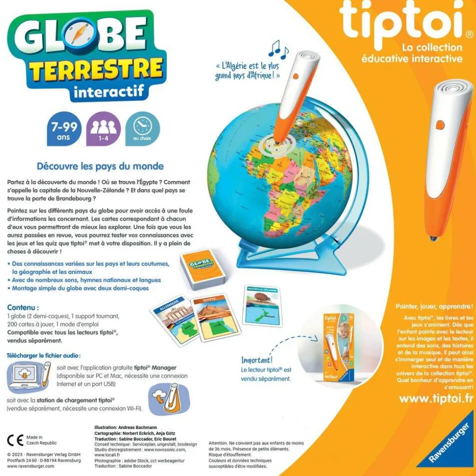 Globe terrestre interactif Tip Toi