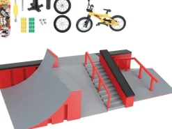 Grand skatepark avec modules