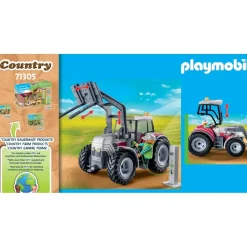 Grand tracteur électrique - Playmobil 71305