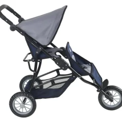 Grande poussette double 3 roues