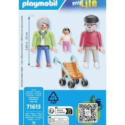 Grands-parents avec bébé Playmobil My life 71613