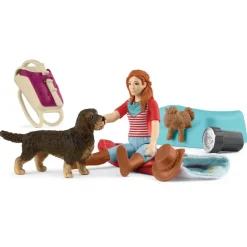 Hannah dort à la belle étoile - - Mini monde Schleich