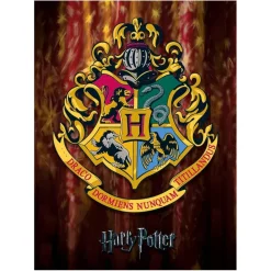 Harry Potter - Toile Imprimée Blason Hogwarts 60x80 Cm