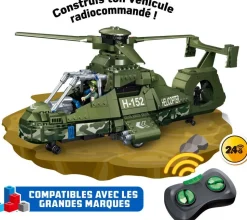 Hélicoptère de combat militaire radiocommandé à construire