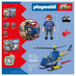 Hélicoptère de police - Playmobil City Action 72080