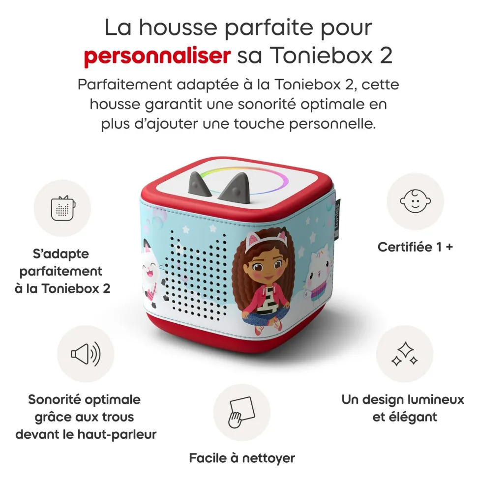 Housse pour Toniebox 2 - La maison de Gabby