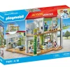 Hôpital aménagé avec toit végétal Playmobil Action Heroes 71615