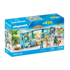 Hôtel des animaux avec soigneurs Playmobil My Life 71742