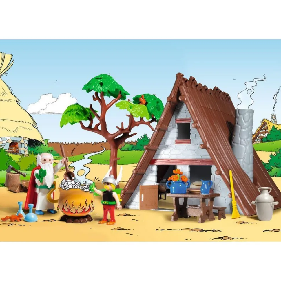 Hutte d'Astérix avec Panoramix Playmobil Astérix 71828