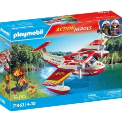 Hydravion avec pompier Playmobil Action heroes 71463