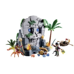 Ile au trésor pirate et monstre marin Playmobil Pirates 71531