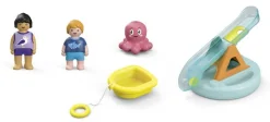 Ilot avec toboggan aquatique Playmobil Junio Aqua 71687
