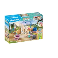 Isabella et Lioness aire de lavage Playmobil Horses of Waterfall 71354